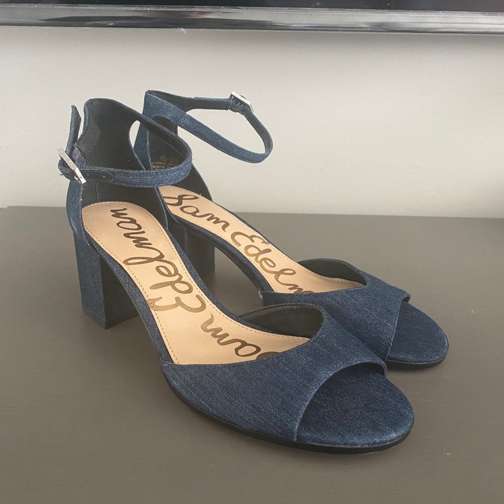BRAND NEW SAM EDELMAN SUSIE BLOCK HEEL SANDAL